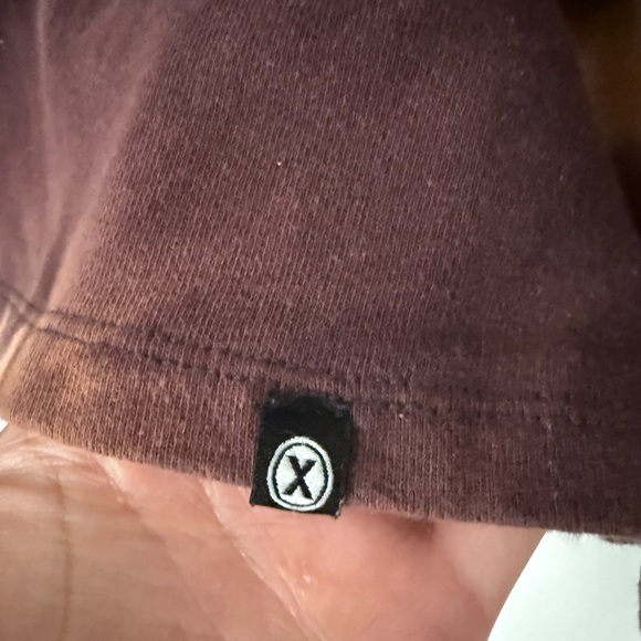 CircleX Tie Dye Cropped Pull Over Crewneck Sweatshirt Cute Spooky Fall Colors - Picture 3 of 11